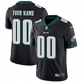 Customized Men & Women & Youth Nike Eagles Black Vapor Untouchable Player Limited Jersey,baseball caps,new era cap wholesale,wholesale hats